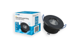 Ceiling lighting point fitting LISA cast round Fixted black